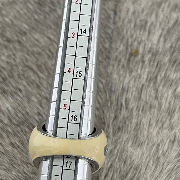 ENAMEL & CRYSTALS RHINESTONES COCKTAIL RING - Picture 6 of 13